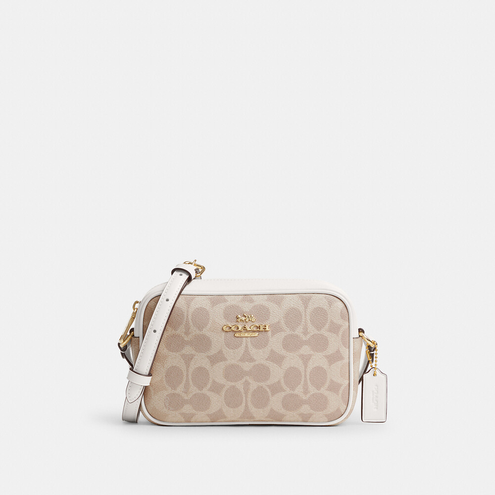 Coach Mini Jamie Camera Bag In Signature Canvas